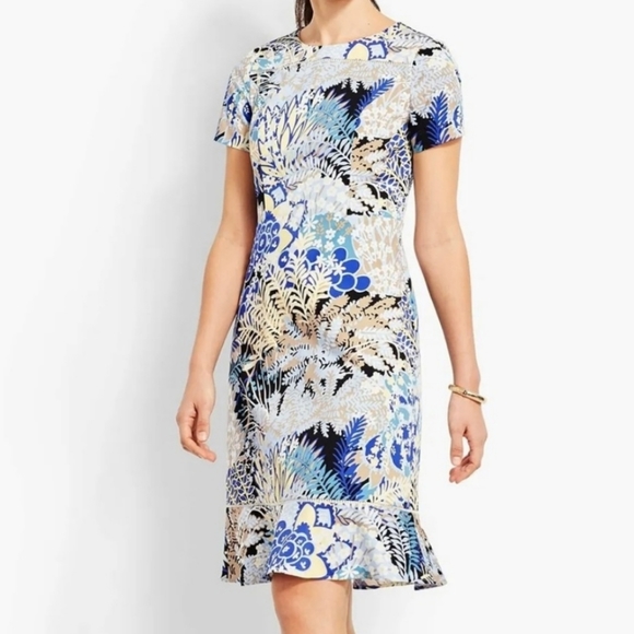 Maillot De Corps Talbots Floral - Jambes Larges, Coupe Crop - Taille 16 Plus - Neuf Avec étiquette